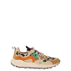 Flower Mountain Unisex Yamano 3 - Sneakers In Suede And Technical Fabric